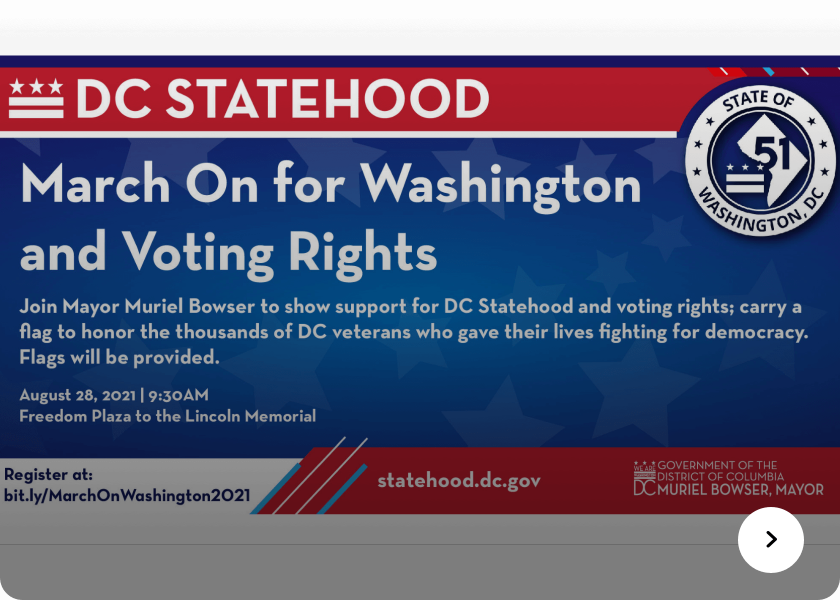 Screenshot of the State Hood website